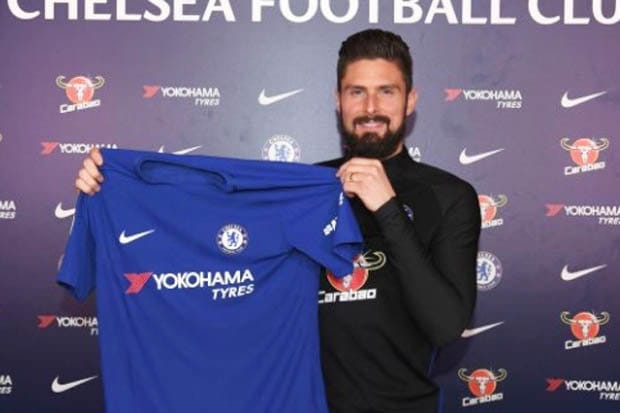 Olivier Giroud completes £18m move from Arsenal to Chelsea. Olivier Giroud 678516