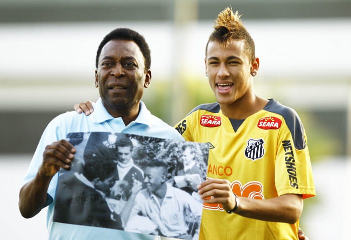 Pele: "Happy birthday Neymar and Cristiano!" Neymar Pelé