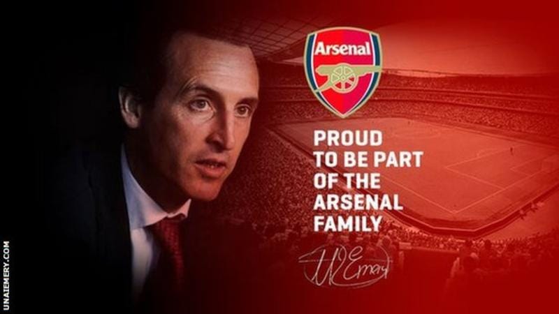 Emery appears to confirm Arsenal job 101686601 emerycapture