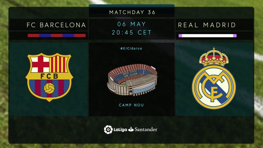 Barcelona vs Real Madrid | Full Match | El Clásico | 6.5.2018 | La Liga 855x481 03114404eng previas j36 santander elclasico 1 1