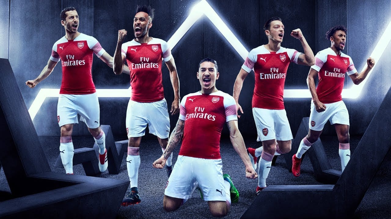 Arsenal's 2018/19 PUMA home kit arsenals 2018 19 puma home kit