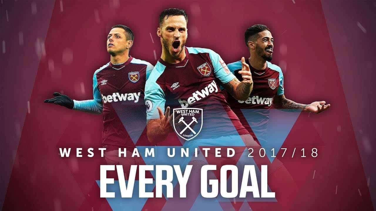 EVERY WEST HAM UNITED GOAL | 2017/18 every west ham united goal 2017