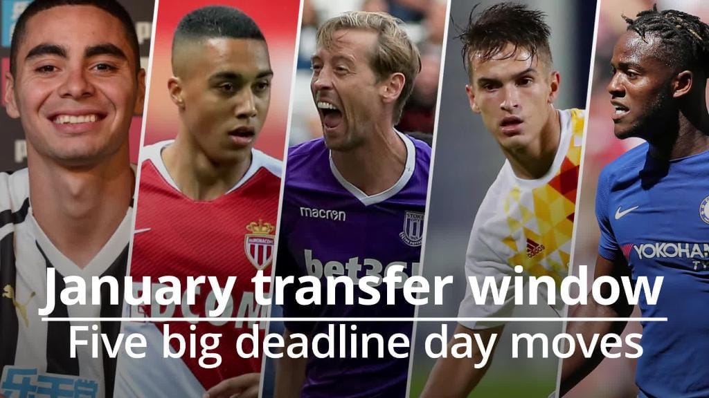 Deadline day moves: Batshuayi seals Crystal Palace loan football soccer deadline day transfer newcastle arsenal burnley crouch almiron bacuna denis suarez