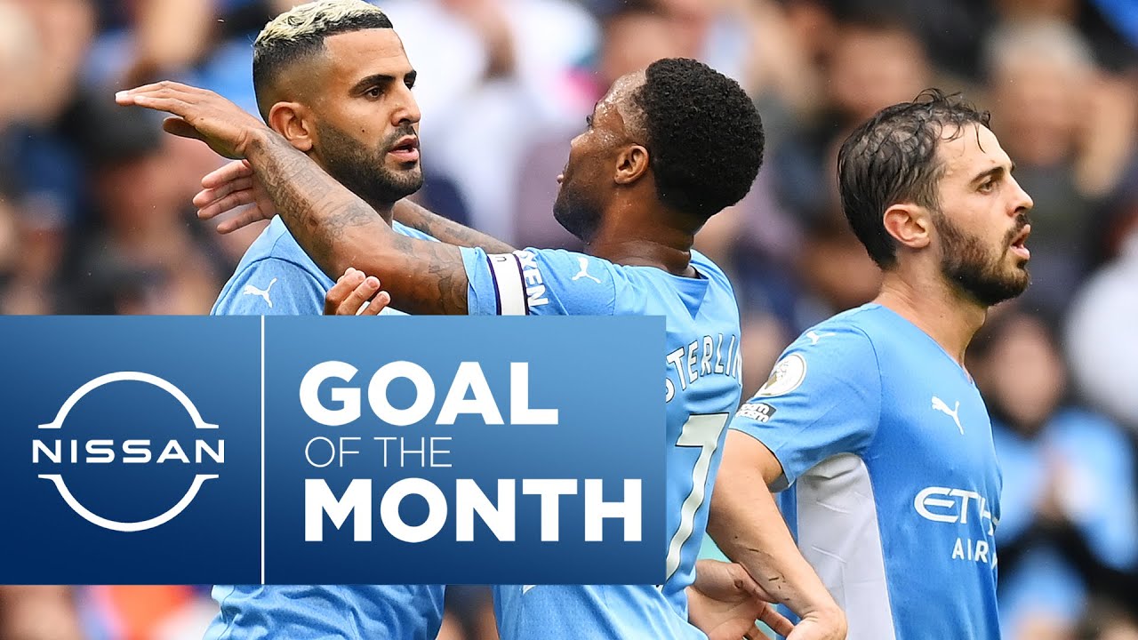 AUGUST GOALS OF THE MONTH 21/22 Rodri, Mahrez & Jesus