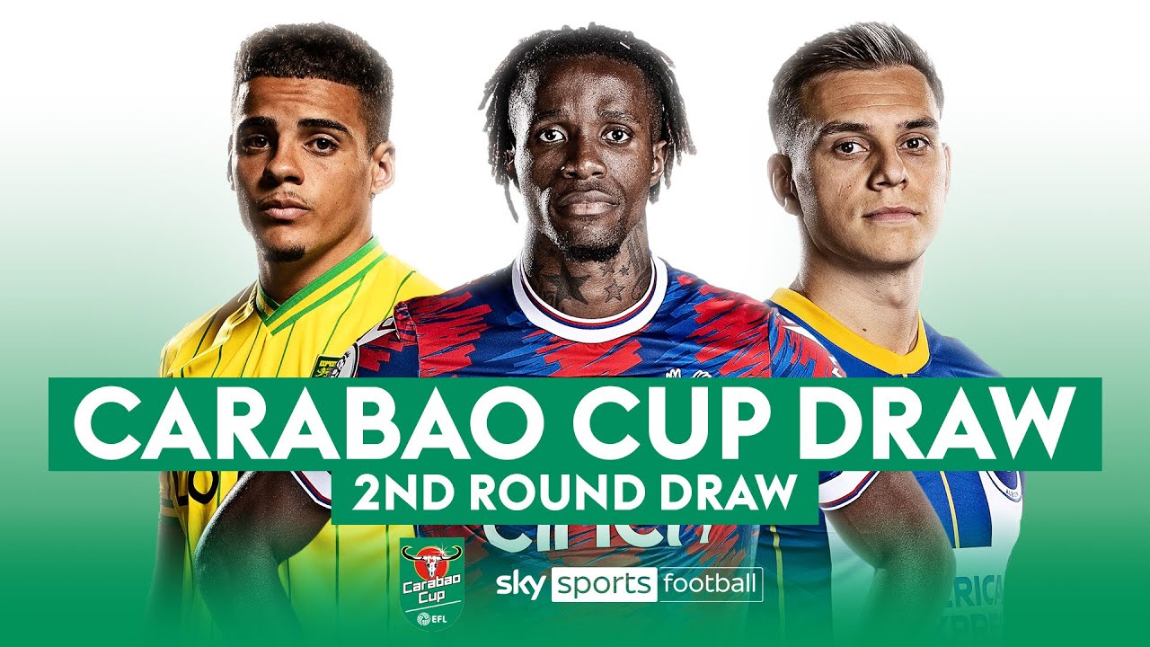 LIVE! Carabao Cup Second Round Draw! 🏆