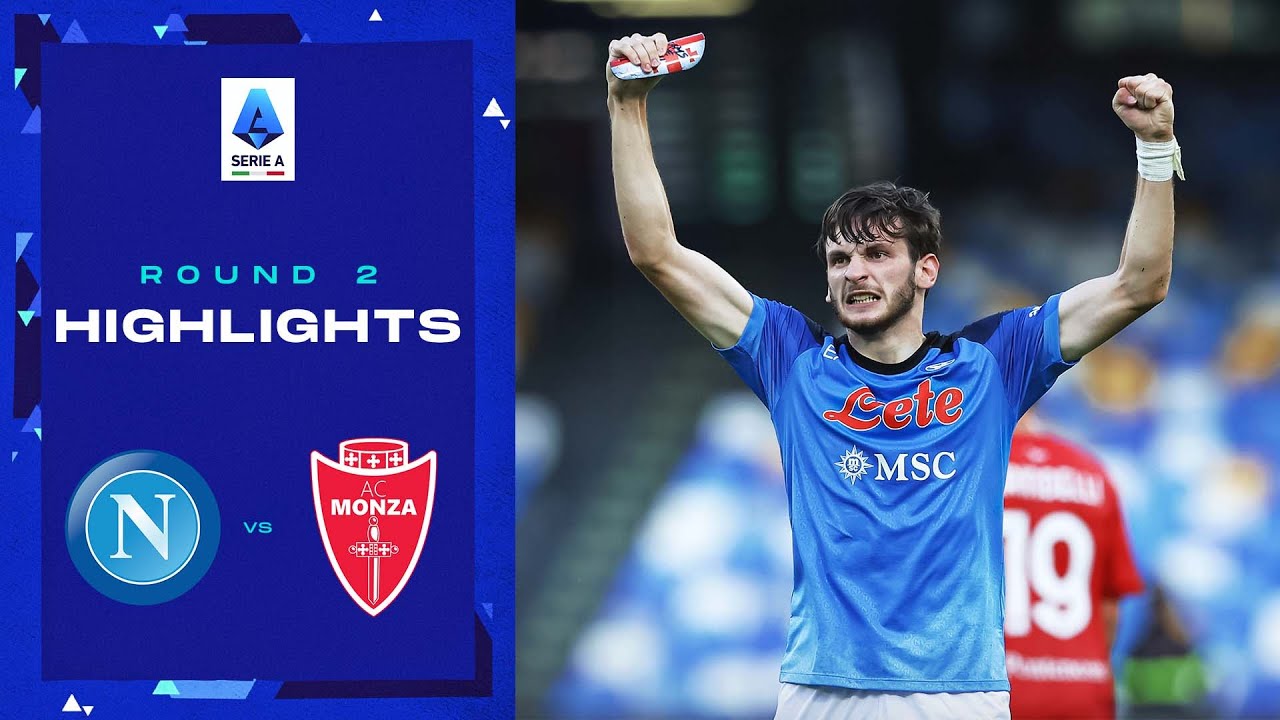 NapoliMonza 40 Kvara Shines In Napoli Win Goals & Highlights