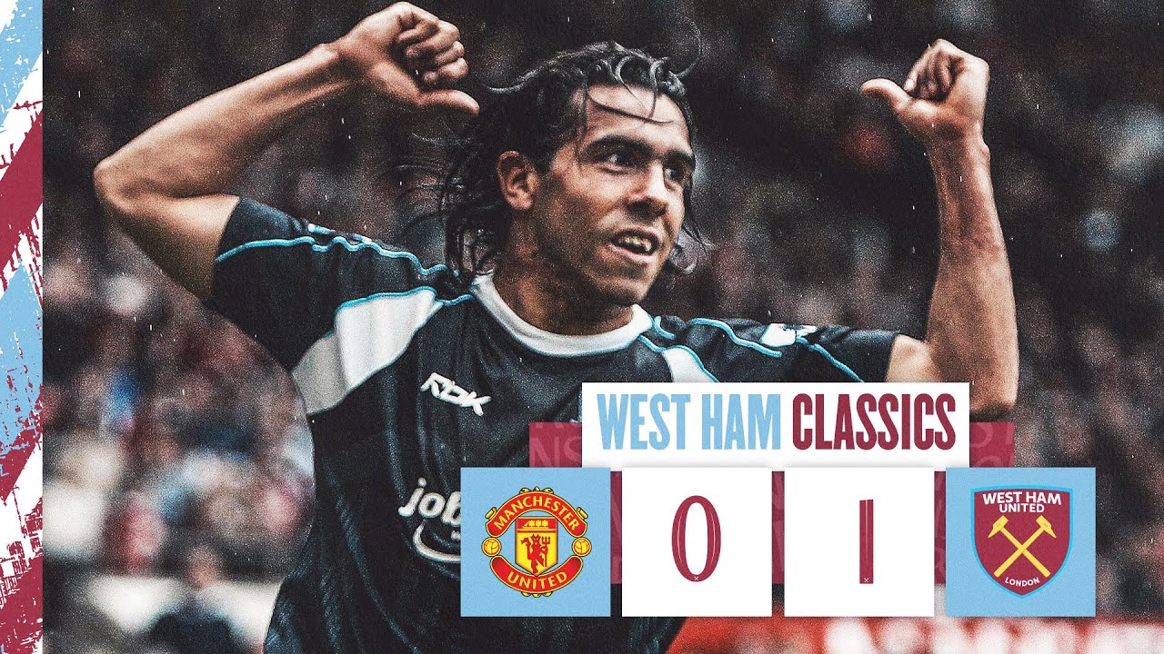 Manchester United 0 1 West Ham Tevez Shocks Champions At Old Trafford Classic Match Highlights Manchester United 0 1 West Ham Tevez Shocks Champions At Old Trafford Classic Match Highlights
