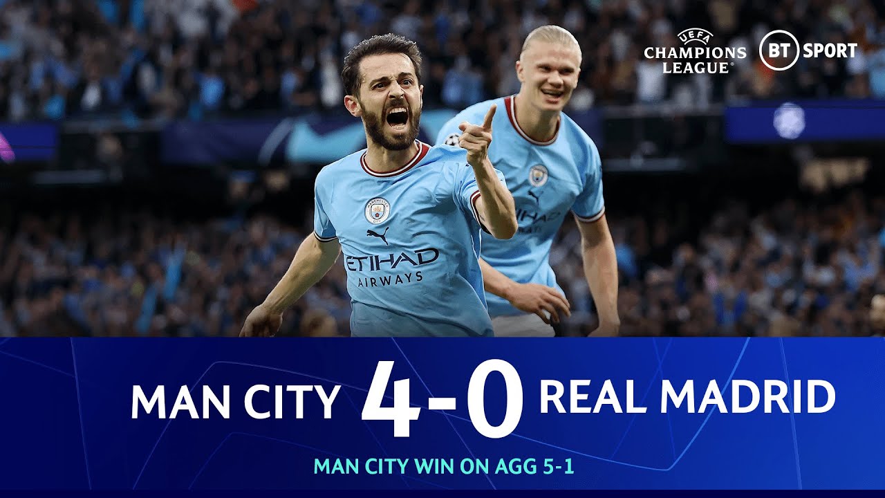 Real Madrid Vs Man City Timeline