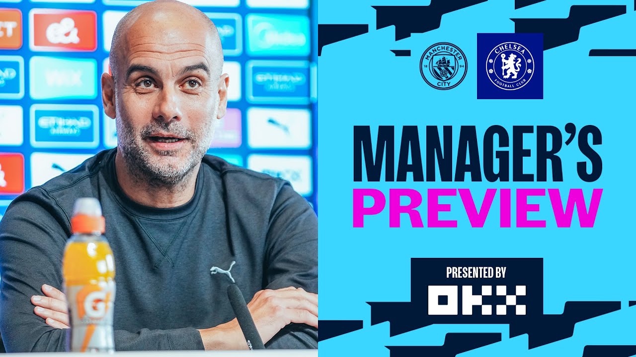 Manchester City vs Chelsea: Press Conference, Line up, live stream, TV channel pep guardiola title winning game