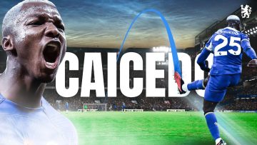 ALL ANGLES | Moisés Caicedo scores a halfway line STUNNER | Chelsea vs Bournemouth | PL 23/24