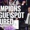 WE ARE CHAMPIONS LEAGUE | Celebrations as Villa secure Top Four spot