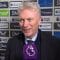 David Moyes post match reaction – Everton v Leicester City