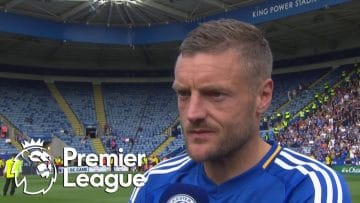 Jamie Vardy gives emotional farewell