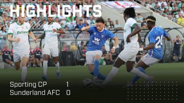 Trincão Hands Narrow Defeat | Sporting CP 1 – 0 Sunderland AFC | Highlights