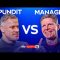 Jamie Carragher vs Oliver Glasner | Manager vs Pundit 🦅